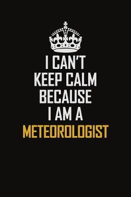 Book cover for I Can't Keep Calm Because I Am A Meteorologist