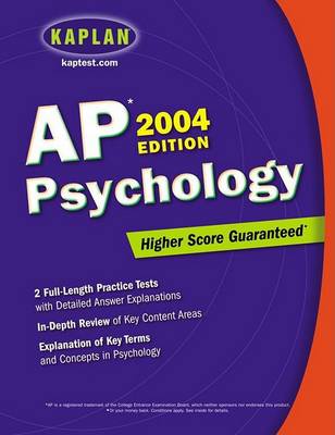 Cover of Kaplan AP Psychology 2004 Edition