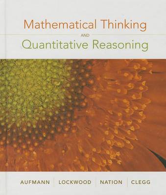 Book cover for Mathematical Thinking and Quantitative Reasoning