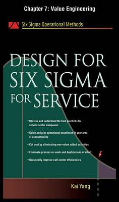 Book cover for Design for Six SIGMA for Service, Chapter 7 - Value Engineering