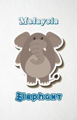 Book cover for Malaysia Elephant A5 Lined Notebook 110 Pages