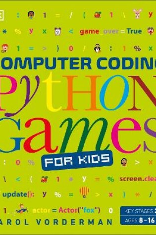 Cover of Computer Coding Python Games for Kids