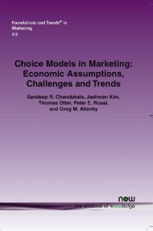 Cover of Choice Models in Marketing