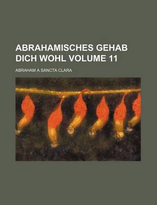 Book cover for Abrahamisches Gehab Dich Wohl Volume 11