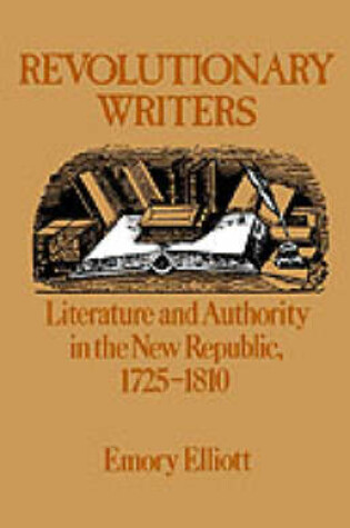 Cover of Revolutionary Writers