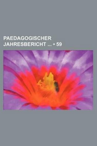 Cover of Paedagogischer Jahresbericht (59)