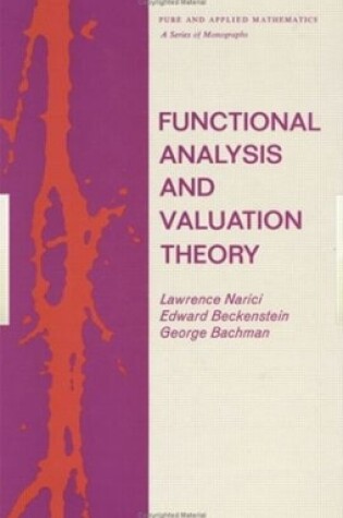 Cover of Functional Analysis and Valuation Theory