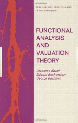 Book cover for Functional Analysis and Valuation Theory