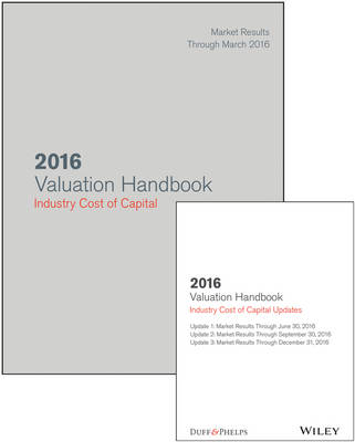 Book cover for 2016 Valuation Handbook – Industry Cost of Capital + Quarterly PDF Updates (Set)