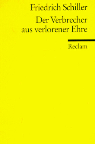 Cover of Der Verbrecher Aus Verlorener Ehre