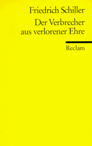 Book cover for Der Verbrecher Aus Verlorener Ehre