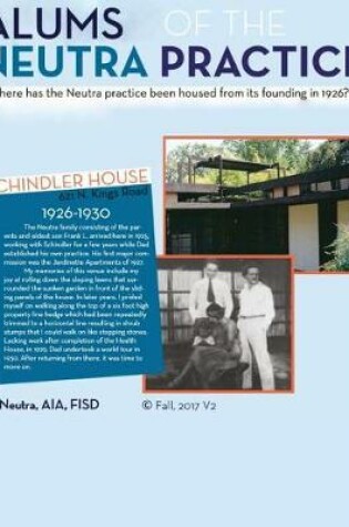 Cover of Alums of the Neutra Practice