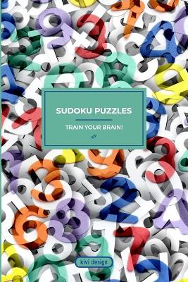 Book cover for SUDOKU PUZZLES - Train your brain!
