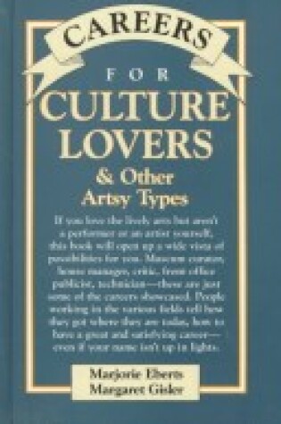 Cover of Careers for Culture Lovers & Other Artsy Types