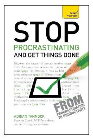 Cover of Stop Procrastinating and Get Things Done: Teach Yourself