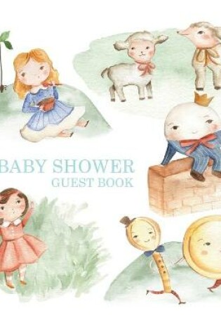 Cover of Nursery Rhyme Baby Shower Guest Book