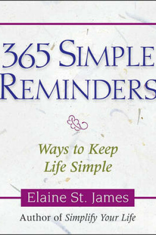 Cover of 365 Simple Reminders