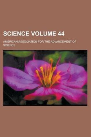 Cover of Science Volume 44