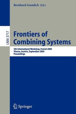 Cover of Frontiers of Combining Systems