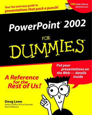 Book cover for PowerPoint 2002 For Dummies