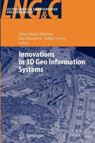 Cover of Innovations in 3D Geo Information Systems