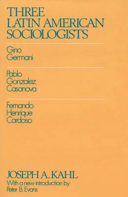 Book cover for Three Latin American Sociologists