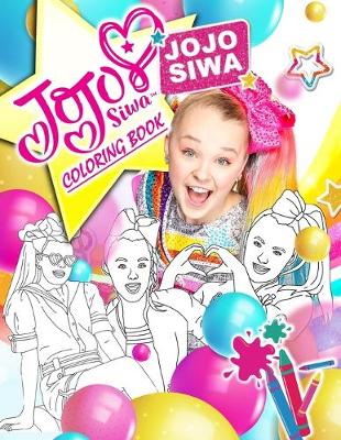 Book cover for JoJo Siwa Coloring Book