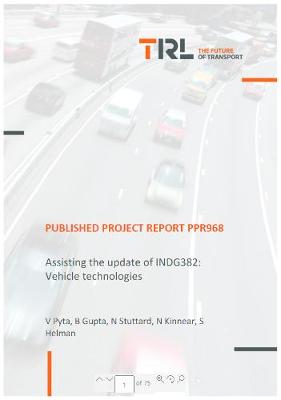 Book cover for Assisting the update of INDG382: Vehicle technologies