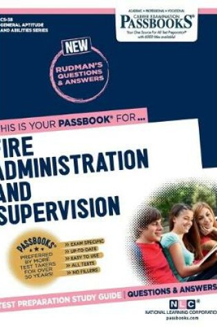 Cover of Fire Administration and Supervision (CS-38)