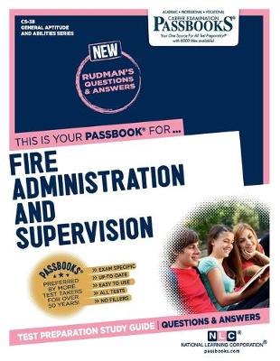 Book cover for Fire Administration and Supervision (Cs-38)