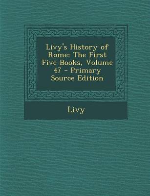 Book cover for Livy's History of Rome