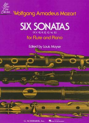 Book cover for Six Sonatas, KV 10-15