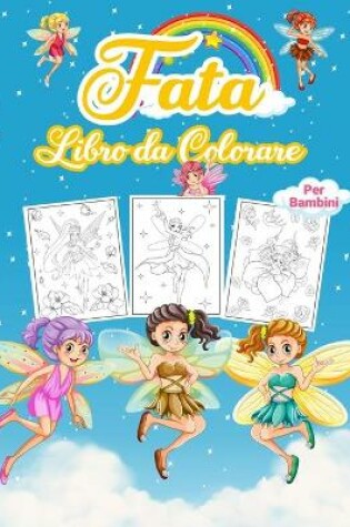 Cover of Fata Libro da Colorare per Bambini