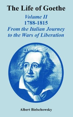 Book cover for The Life of Goethe