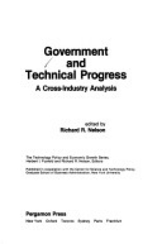 Cover of Government and Technical Progress