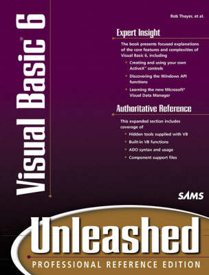 Book cover for Visual Basic 6 Unleashed, Professional Reference Edition