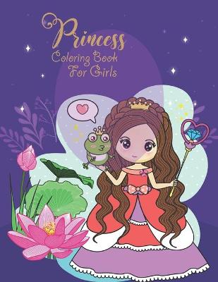 Book cover for Princes Coloring Book For Girls