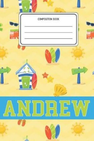 Cover of Composition Book Andrew