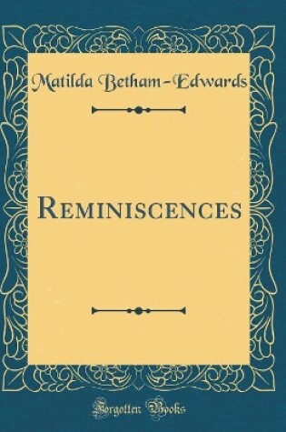 Cover of Reminiscences (Classic Reprint)