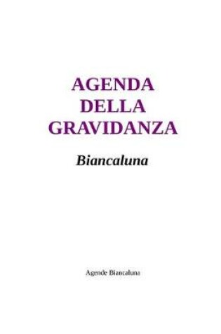 Cover of Agenda della gravidanza -9 mesi-