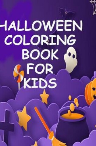 Cover of Halloween coloring book for kids