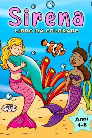 Cover of Sirena Libro da Colorare