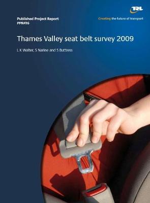 Cover of Thames Valley seat belt survey