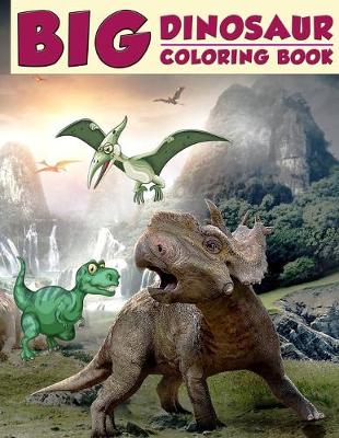 Book cover for Big Dinosaur Coloring Book