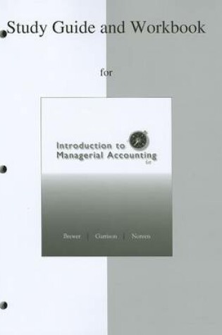 Cover of Study Guide/Workbook to accompany Introduction to Managerial Accounting