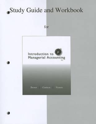 Book cover for Study Guide/Workbook to accompany Introduction to Managerial Accounting