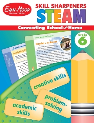 Book cover for Skill Sharpeners: Steam, Grade 6 Workbook