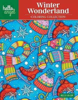 Book cover for Hello Angel Winter Wonderland Coloring Collection