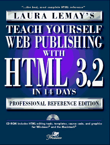 Book cover for Teach Yourself Web Publishing with HTML 3.0 in 14 Days