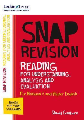 Book cover for National 5/Higher English Revision: Reading for Understanding, Analysis and Evaluation